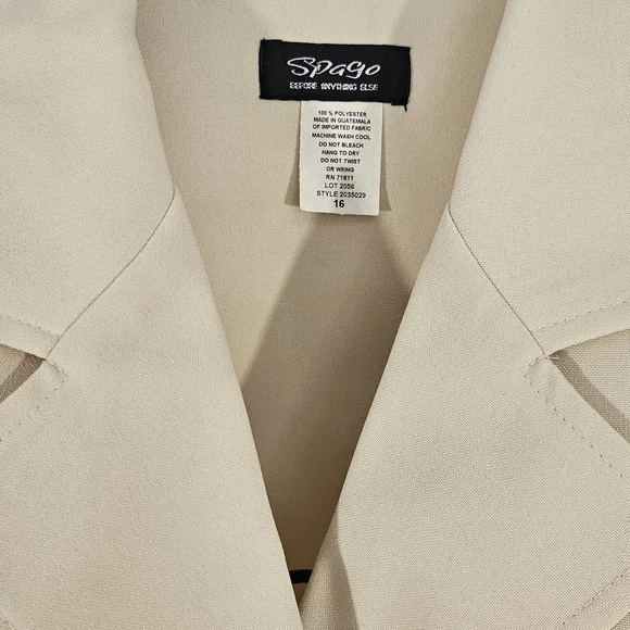 Elegant Cream Women's Blazer #193 - Picture 7 of 11